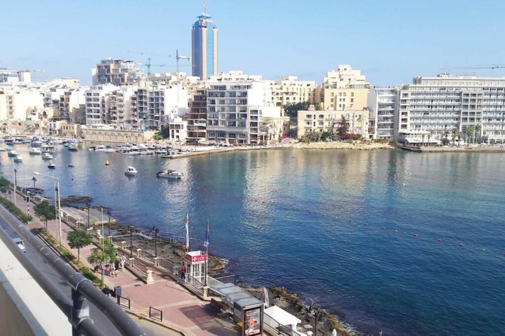 Saint Julian's St Julians' Sea Front, Spectacular View, Apartment מראה חיצוני תמונה