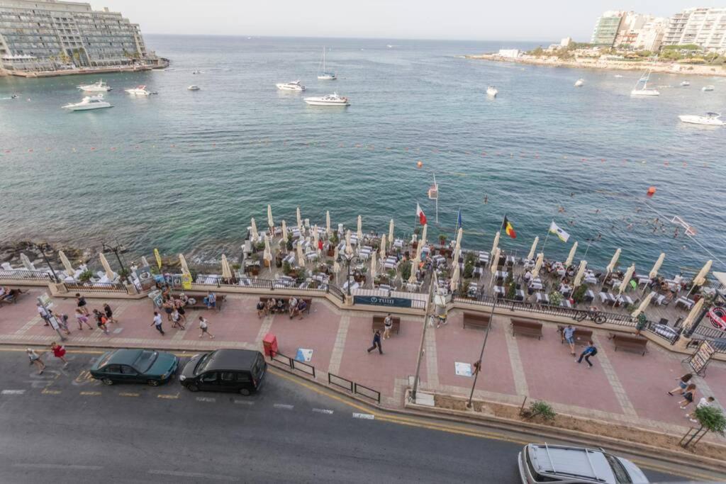 Saint Julian's St Julians' Sea Front, Spectacular View, Apartment מראה חיצוני תמונה